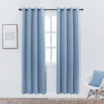 Blackout Curtains Grommets 2 Panels for Bedroom
